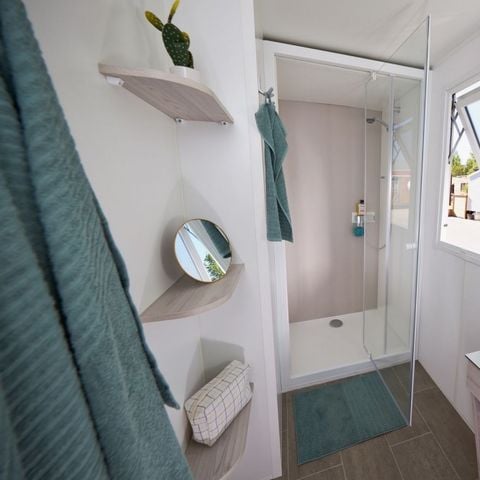 Mobilheim 6 personen - Super EVO - 3 Schlafzimmer - Halbüberdachte Terrasse - Klimaanlage & Geschirrspüler inklusive!