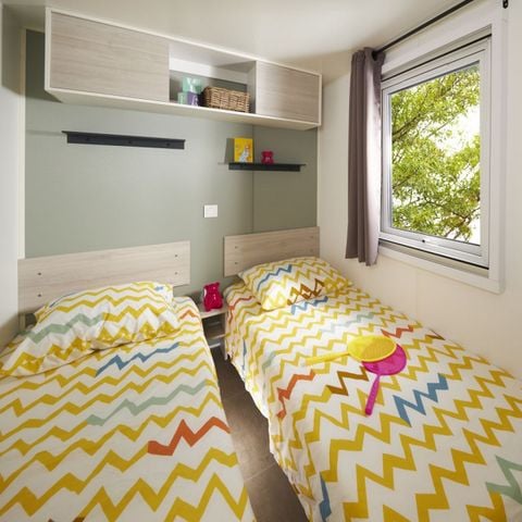 Mobilheim 6 personen - Super EVO - 3 Schlafzimmer - Halbüberdachte Terrasse - Klimaanlage & Geschirrspüler inklusive!