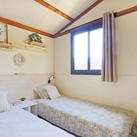 Mobile home 7 persons - FAMILY range PORTLAND Chalet- Large bay window leading to the terrace: guaranteed light!