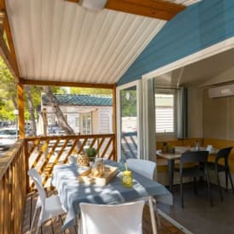 Stacaravan 4 personen - Huisje 4p 2hab ***