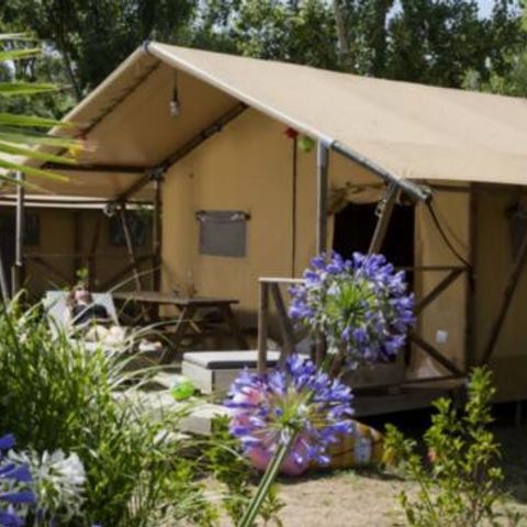 Tente en toile et en bois 5 personnes - Super Lodge | Super Lodge | 2 Ch. | 5 Pers. | Clim.