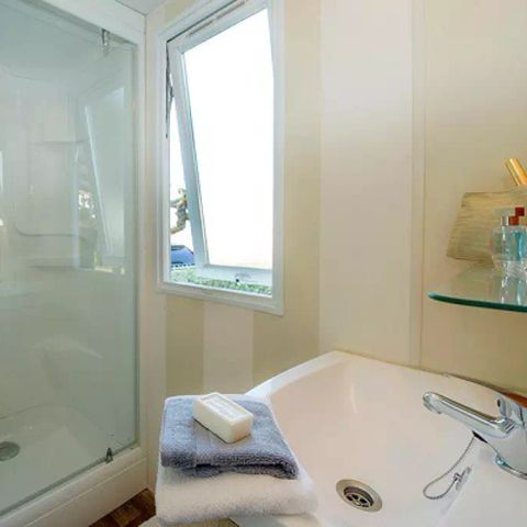 MOBILHOME 8 personnes - Mobil-home | Premium | 3 Ch. | 6/8 Pers. | Terrasse surélevée | 1 SDB | Clim.