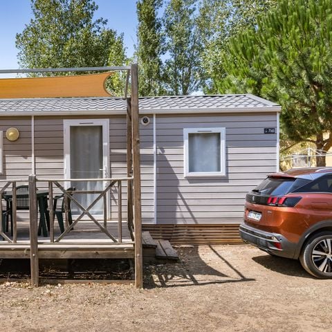 Mobilheim 4 personen - Comfort | 2 Zi. | 4 Pers. | Erhöhte Terrasse | Klim.