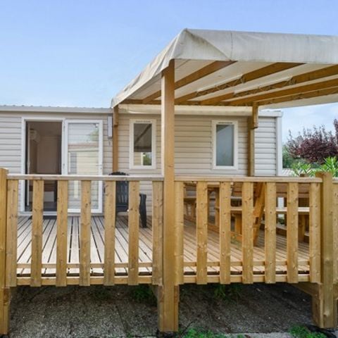 MOBILHOME 4 personnes - Comfort | 2 Ch. | 4 Pers. | Terrasse surélevée | Clim.