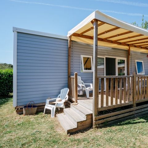 Stacaravan 6 personen - Mobile-home | Comfort | 3 Slaapkamers | 6 Pers. | Verhoogd terras | 1 Badkamer | Air-con.