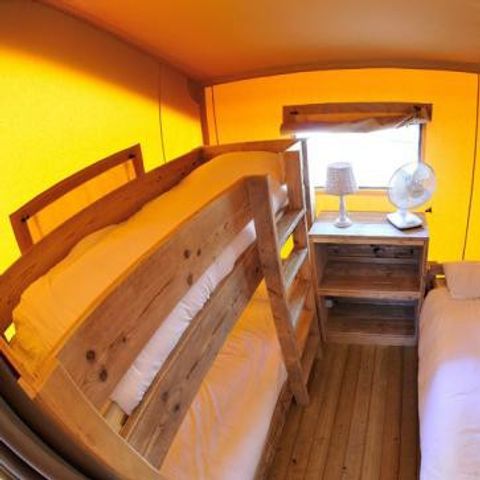 Tente en toile et en bois 5 personnes - Super Lodge | Super Lodge | 2 Ch. | 5 Pers. | Clim.