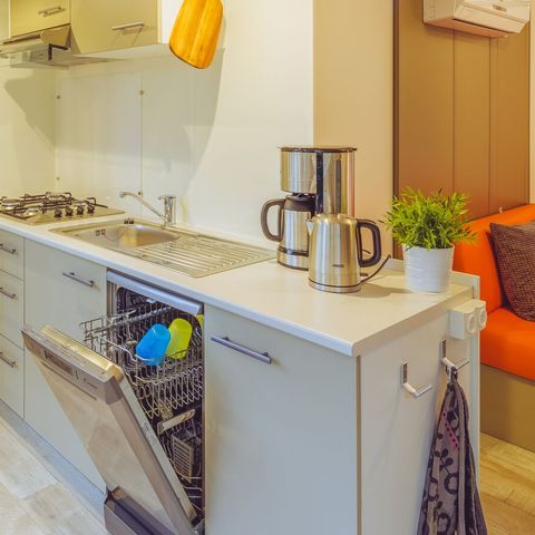 Stacaravan 7 personen - Premium Plus 3 kamers Lounge