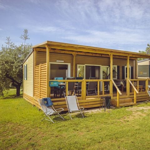 MOBILHOME 7 personas - Supremo 3 dormitorios Salón