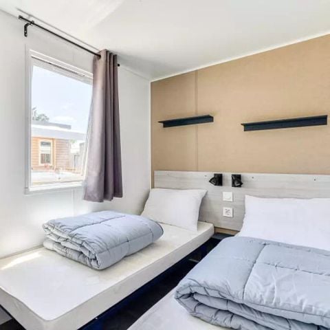 MOBILHOME 4 personas - Mobil-home | Premium | 2 Dormitorios | 4 Pers. | Terraza Salón | 1 Baño | Aire-con.