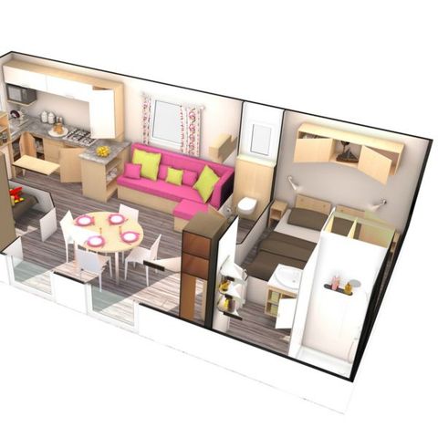 MOBILHOME 4 personnes - Mobilhome 4 personnes
