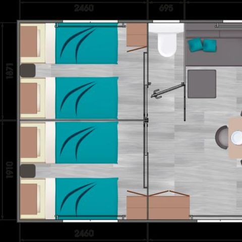 MOBILE HOME 6 people - Mobile home 6 persons