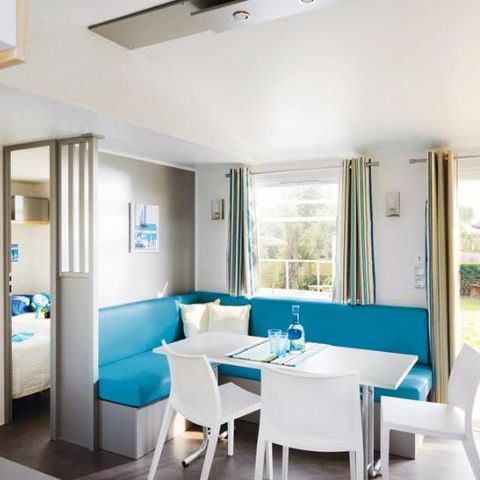 MOBILHOME 6 personnes - Mobil-home STANDARD 31 m² (3 chambres) + Terrasse semi-couverte