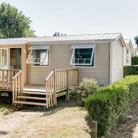 Mobilheim 6 personen - Mobilheim STANDARD 31 m² (3 Zimmer) + Halbüberdachte Terrasse