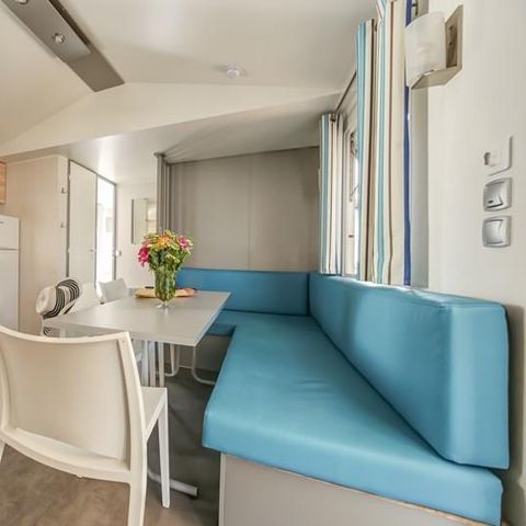 Stacaravan 6 personen - Houten - COMFORT 31m² - 3 kamers - Voetgangerszone - Terras 18m² - TV - Nespresso