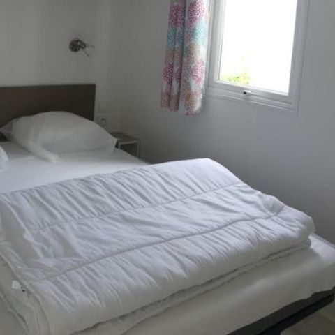 Mobilheim 2 Personen - Mobilheim Confort 18m² - 1 Schlafzimmer + überdachte Terrasse + TV 2 pers.