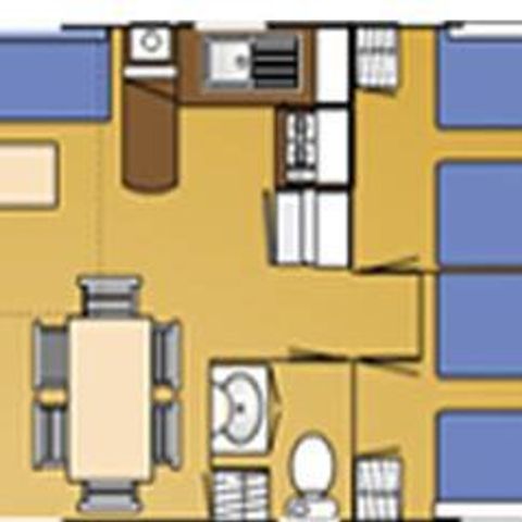 Mobilheim 7 Personen - KOMFORT