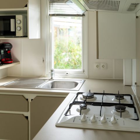 Casa mobile 6 persone - Homeflower Premium 31m² - 3 camere da letto + terrazza semi-coperta + lavastoviglie + TV 6 pers.