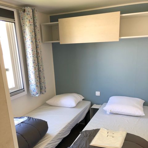 MOBILE HOME 4 people - Mobile Home Premium 25m² - 2 bedrooms + covered terrace + TV + Dishwasher 2/4 pers