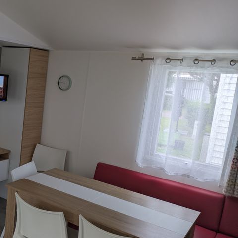 Mobilhome 6 personnes - Premium 42m² - 3 chambres - Terrasse couverte - Lave vaisselle - 2 salles de bain