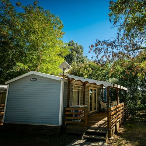 MOBILE HOME 6 people - Mobil-Home LAVANDE Confort 29m² (2 bedrooms) - covered terrace 16m² - TV + Air conditioning 4/6 pers