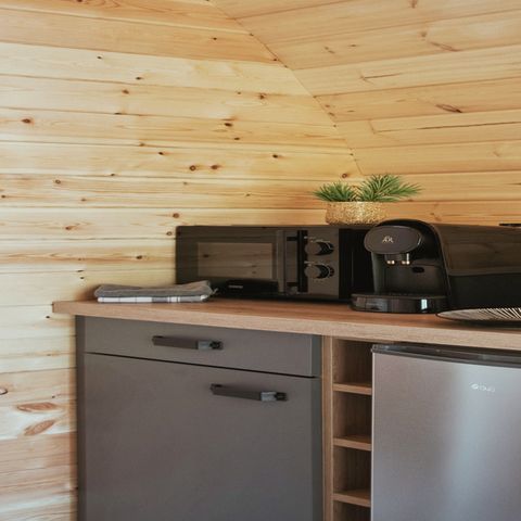 AUßERGEWÖHNLICHE UNTERKUNFT 4 Personen - Fass Les Costières (ohne Sanitäranlagen) (1Sch - 1/4Pers)