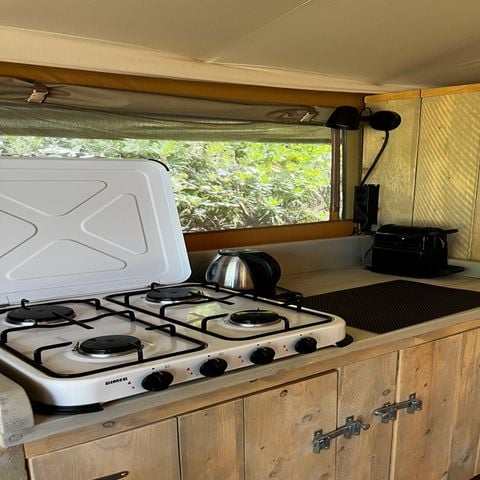 TENTE TOILE ET BOIS 5 personnes - Safari Lodge 37 m2