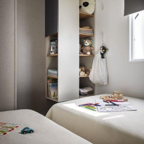 MOBILE HOME 6 people - Mobile-home LAURIER ROSE Premium (3 bedrooms) 33m2 - covered terrace 19m2+ LV + TV + Air-conditioning 1/7 pers