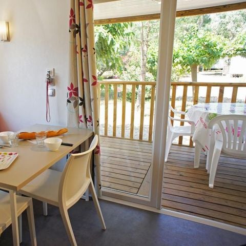 MOBILE HOME 4 people - Mobile-home PIN PARASOL Standard 30m² (2 bedrooms) - covered terrace 8 m²- TV-NON AIR CONDITIONED 4 pers