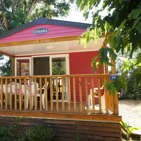 MOBILE HOME 4 people - Mobile-home PIN PARASOL Standard 30m² (2 bedrooms) - covered terrace 8 m²- TV-NON AIR CONDITIONED 4 pers