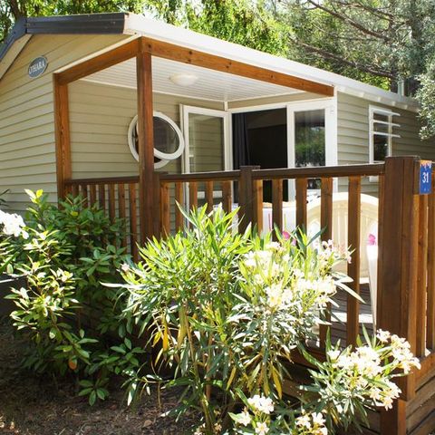 MOBILE HOME 4 people - Mobil-Home OLIVIER Confort 29m² (2 bedrooms) - terrace 9 m²+ TV + Air-conditioning 4 pers