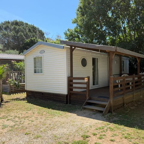 MOBILE HOME 6 people - Mobile-home CYPRES Confort 29m² (3 bedrooms) - covered terrace 16 m² - TV + Air-conditioning 6 pers