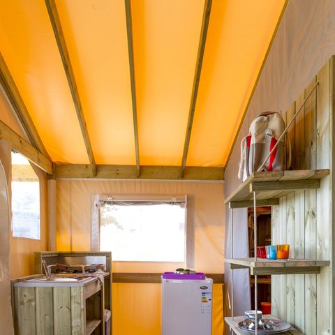 CANVAS AND WOOD TENT 5 people - LODGE