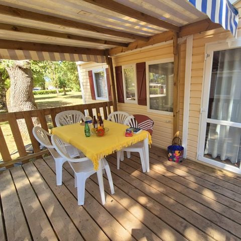 BUNGALOW 6 personnes - FAMILLE avec Terrasse couverte