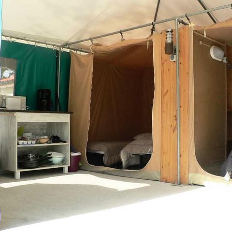 Bungalow toilé 4 personnes - 3 Pièces 4 Personnes Sans Sanitaires