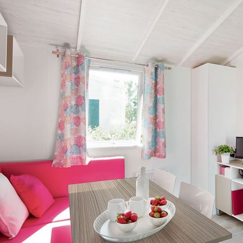 Stacaravan 4 personen - Comfort + TV 2 slaapkamers 26M2