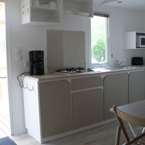Mobile home 4 persons - Comfort + TV 2 bedroom 26M2