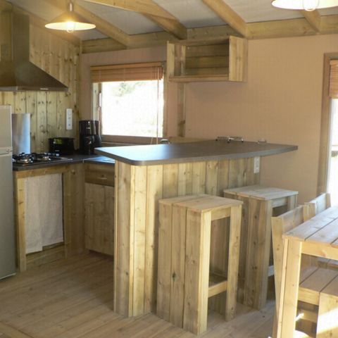 CHALET 6 persone - Lodge Premium TV 2 camere da letto 43M2