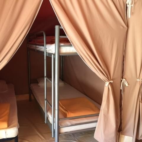 TENTE TOILE ET BOIS 5 personnes - CANADA, sans sanitaire