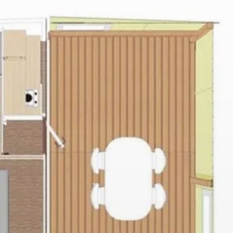 Bungalow 4 personnes - TITHOME, sans sanitaires