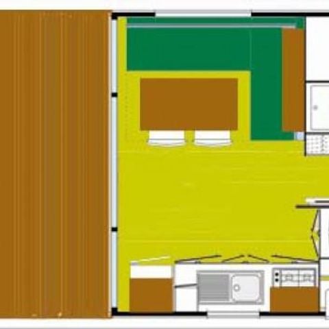 MOBILHOME 4 personnes - OPHEA - 2 chambres