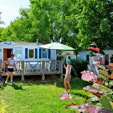 MOBILHOME 5 personas - OPHEA 28m² + terraza (5ª persona en banco, no abatible)