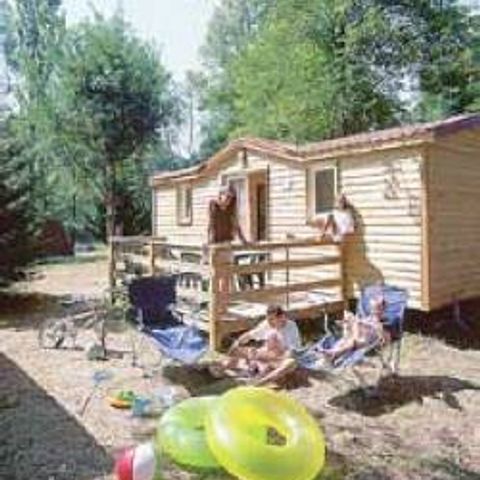 MOBILHOME 5 personas - Confort+ Missouri en madera 32m² +terraza