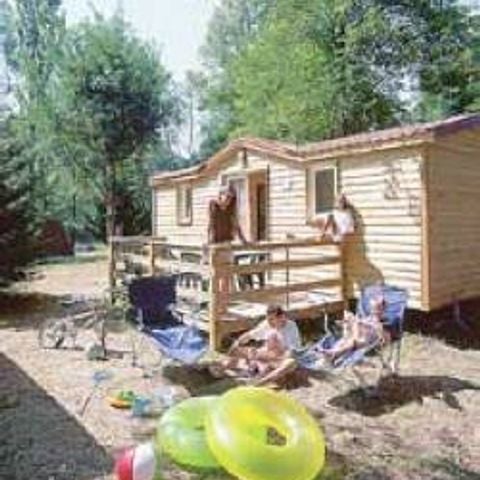 Mobilhome 5 personnes - Confort+ Missouri en bois 32m² +terrasse