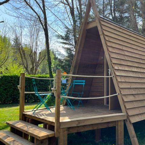 Hébergement 2 personnes - Cabadienne - Tente bois 6 m²
