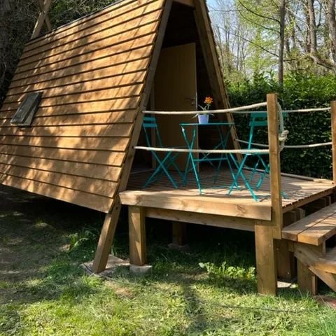 Accommodation 2 persons - Cabadienne - 6 m² wooden tent