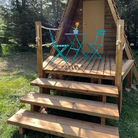 UNIEKE ACCOMMODATIE 2 personen - Cabadienne - 6 m² houten tent