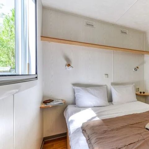 MOBILHOME 4 personas - Confort | 2 Dormitorios | 4 Pers. | Terraza elevada | Aire acondicionado.