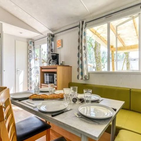MOBILHOME 4 personnes - Comfort | 2 Ch. | 4 Pers. | Terrasse surélevée | Clim.