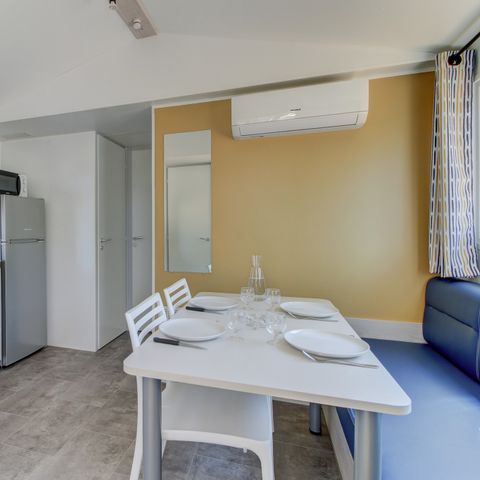 MOBILHOME 6 personnes - Comfort XL | 2 Ch. | 4/6 Pers. | Terrasse simple | Clim.