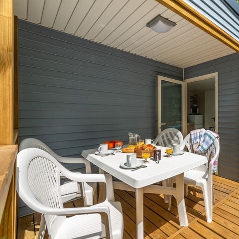 BUNGALOW 6 personnes - Comfort XL | 2 Ch. | 4/6 Pers. | Terrasse simple | Clim.